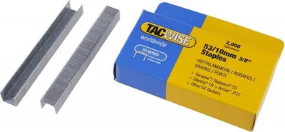Obrázek produktu pro TACWISE 336 TACWISE sponky 53/10 mm, pozinkované, 2 000 kusů