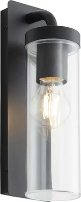 Obrázek produktu pro BRILLIANT venkovní nástěnné svítidlo, závěsné Aosta černá IP44 E27 25 Watt stmívatelné g. f. Standardní svítidlo