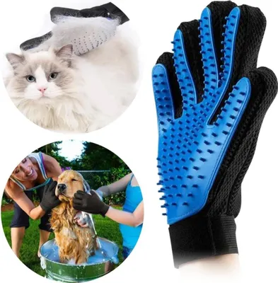 Produktbild von PetJet Massagebürstenhandschuh zum Kämmen von Hunde- und Katzenfell