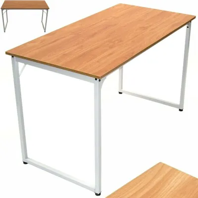 Image de Bureau Table d'ordinateur Table de bureau PC 120x60cm Bureau 57053