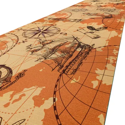 Produktbild von Läufer Küchenläufer Flurläufer Teppichläufer Textil SPRINTY Orange Maritim Robust Breite 52cm Länge 180cm