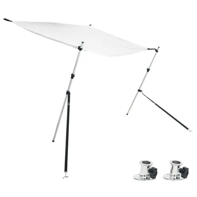 Obrázok produktu pre vidaXL T-top tieniaci nadstavec biely 170x170x(113-182,5) cm