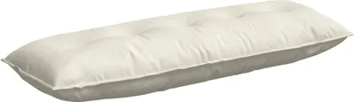 Image de vidaXL Coussin de dossier Crème 140 x 50 cm velours côtelé