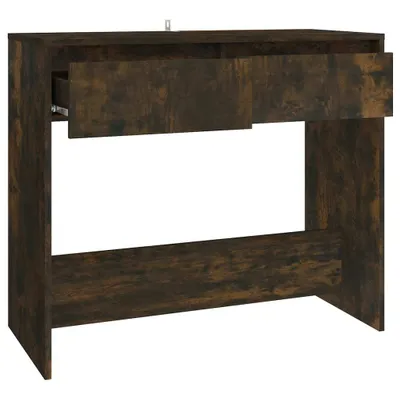 Obrázok produktu pre vidaXL Konzolový stolík údený dub 89x41x76,5 cm odvodený výrobok z dreva