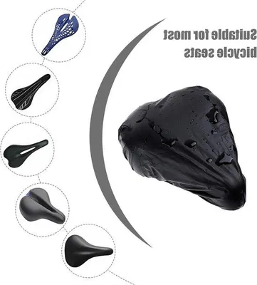 Produktbild von Famanu Fahrradkorb- und Sattelschutzhülle - Wasserdicht - Schwarz