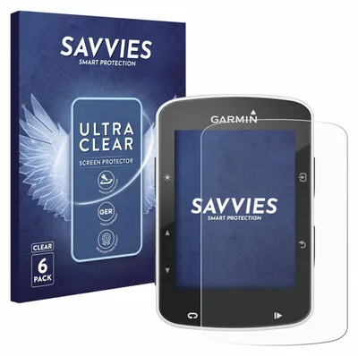 Produktbild von 6x Für Garmin Edge 820 Schutzfolie Savvies Displayschutz Display Schutz Folie Klar Transparent