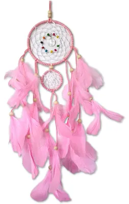 Productafbeelding van Prigta - Dromenvanger pastel - Roze 11 x 55 cm / droomvanger voor kind of babykamer