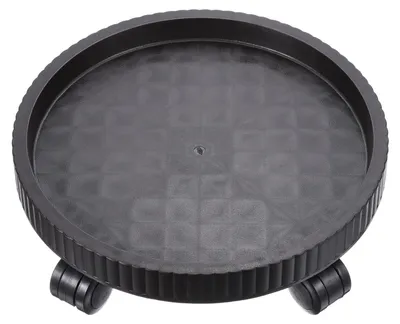 Image de Omgoods - Support pour plantes sur roulettes, 30 cm. Pot de fleurs mobile pour intérieur et extérieur