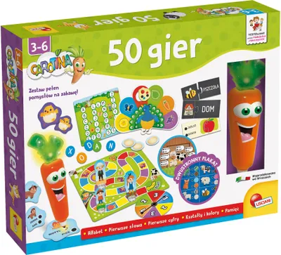 Produktbild von Set Mit 50 Lisciani Carotina-Spielen