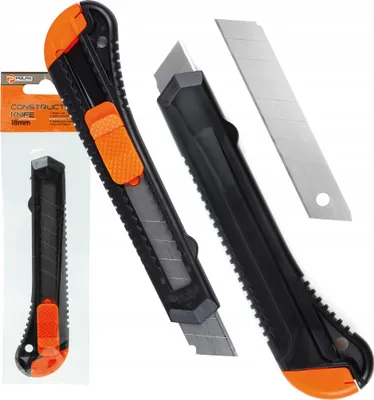Produktbild von Plastik-Tapetenmesser 18 mm, abbrechbare Klinge Polax
