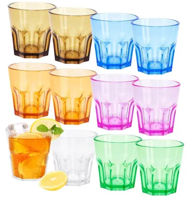 Obrázek produktu pro Sada 12 dětských kelímků z akrylu, objem 160 ml