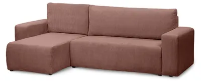 Imagen del producto de Sofá cama rinconera Kingi Calidez de ladrillo