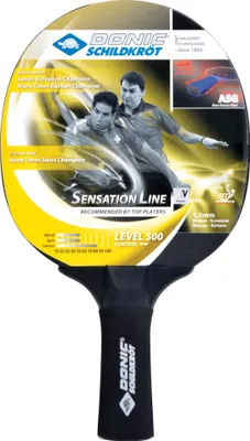 Produktbild von Donic-Schildkröt Tischtennis-Schläger SENSATION 500 ASG (Anti Shock Grip)