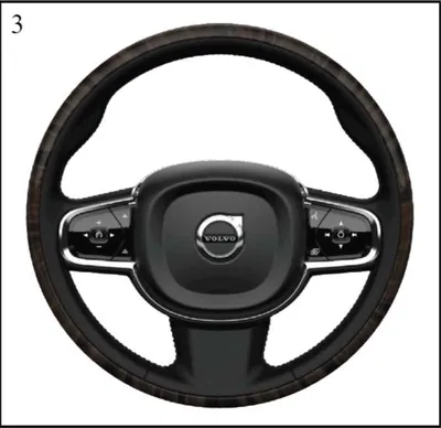 Produktbild von VOLVO S60 V60 S90 V90 XC60 XC90 beheiztes schwarzes OE-Lenkrad 32288783
