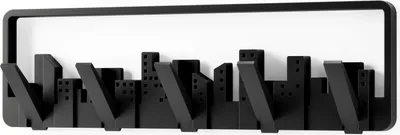 Obrázek produktu pro Umbra 318190-040, Vnitřní, Univerzální háček, Černá, 2,26 kg, Obdélník, 495,3 mm
