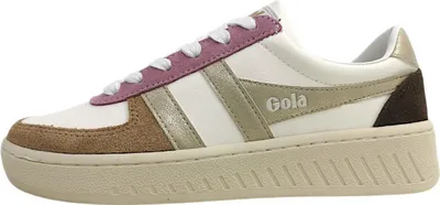 Image de Chaussures à lacets sportives Gola Grandslam Quadrant, blanches, taille 40