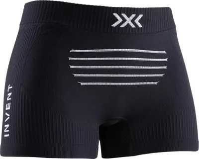 Produktbild von X-BIONIC INVENT 4.0 Light Boxershorts für Frauen - Optimaler Komfort mit fortschrittlicher Klimakontrolle, ergonomischem Design und effektivem Feuchtigkeitsmanagement - Schwarz/Weiß, XL