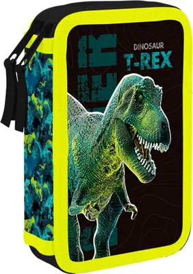 Obrázek produktu pro Oxybag Penál 2 p. prázdný Premium Dinosaurus