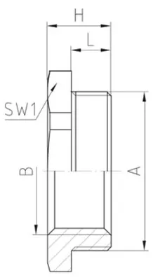 Immagine prodotto di "Riduttore PA M16/M12 x 1,5"