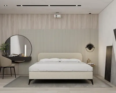 Produktbild von Polsterbett MAVILO - Komfortbett mit Stauraum, Doppelbett, 180x200cm, Beige, Bonellfederkernmatratze, H2/H3