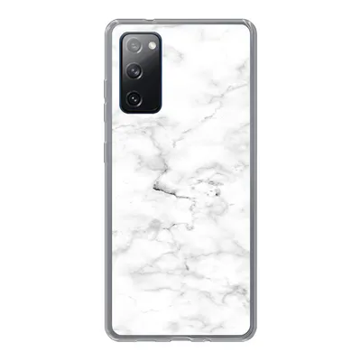 Produktbild von MuchoWow® Handyhülle Schutzhülle Hülle für Samsung Galaxy S20 FE Marmor - Weiß - Grau Silikon Softcase Handy Hülle - Abdeckung
