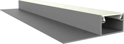 Produktbild von LED Trockenbau-Abschlussprofil 2m EXO-T3H_16 (16 mm) – Flächenbündiges Trockenbauprofil für LED-Strips