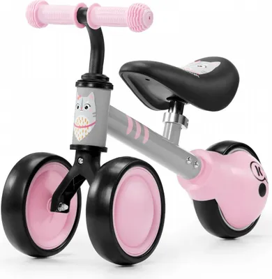Obrázek produktu pro Kinderkraft KKRCUTIPNK0000, Unisex, Zatlačení, Mládí, Pevná kola, Růžová, 15 kg