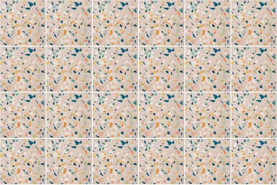 Produktbild von Fliesenaufkleber 15x15 cm – 24 Stück – Selbstklebend – Wasserfest – Pflegeleicht – Hitzebeständig – Für Küche & Bad – Zarte Steinmotive