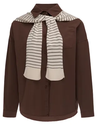 Image de Chemise pour femmes TEYLON - rouge, taille M