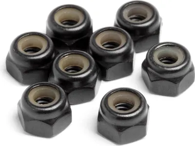 Produktbild von M4 Nylon Befestigungsmutter, 8 Stück