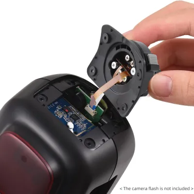 Image de Pied de montage pour griffe de flash Godox, compatible avec les pièces de réparation de flash d'appareil photo V1S Speedlite