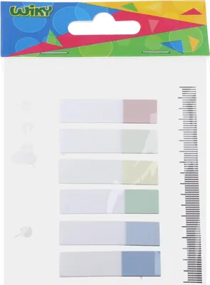 Image de Bloc-notes autocollant, 6 x 20 bandes