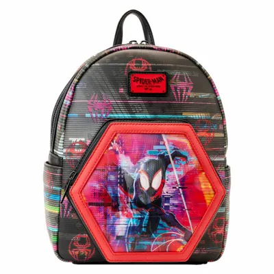 Produktbild von Loungefly Marvel Spiderman Across the Spider-Verse Lenticular Rucksack 27cm
