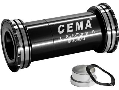 Zdjęcie produktu dla Wsporniki Cema BB86-BB92 INT. SRAM GXP-KERAMIC-ZWART