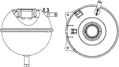 Produktbild von MAHLE Ausgleichsbehälter Kühlmittel für VW Transporter IV Bus (70B, 70C, 7DB, 7DK, 70J, 70K, 7DC, 7DJ) Kühlwasser CRT 23 000S