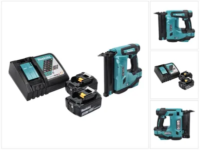 Obrázek produktu pro Akumulátorová nastřelovací hřebíkovačka Makita DBN 500 RM 18 V 15-50 mm + 2x akumulátor 4,0 Ah + nabíječka