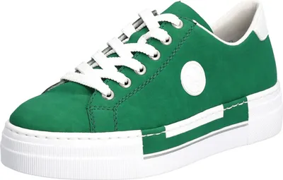 Immagine prodotto di Rieker donna sneaker stringata piattaforma N49W1, dimensione:38 EU, colore:Verde