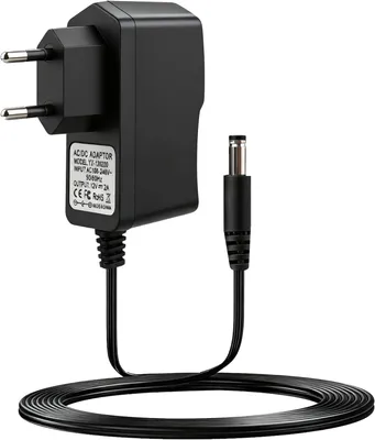 Produktbild von 12 V, 2 A Netzteil, DC-Stecker 5,5 mm x 2,1 mm – für Lautsprecher, LED-Streifen