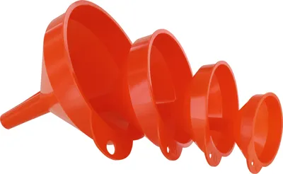 Produktbild von TRIUSO Trichtersatz, 4-teilig, kraftstoffbeständig, lebensmittelecht, ölbestädig, Ø 50/70/90/115 mm