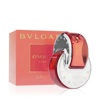 Zdjęcie produktu dla BVLGARI Omnia Coral Eau de Toilette, Kobiety, 100 ml, Spray, alcohol denat. (sd alcohol 39-c), parfum (fragrance), aqua (water), linalool, alpha-isomethyl..., 1 szt.