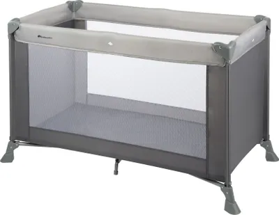 Produktbild von Bebeconfort Reisebett Soft Dreams, Zusammenklappbares Reisebett inkl. Transporttasche, Höhenverstellbar, Matratze, 0-3,5 Jahren, Grey Mist