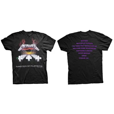 Obrázek produktu pro Metallica Master of Puppets Black L Tričko