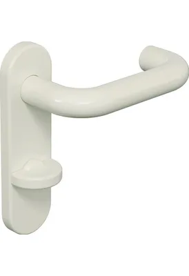 Produktbild von Hewi kurzschild-Drückergarnitur 111R / 230.20RNR E78 FBM Riegel Vierkant 8mm TS38,1-43mm reinweiß - 111R02.110 99