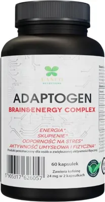 Zdjęcie produktu dla Suplement Diety Lanco Nutritions Adaptogen 60 Kapsułek