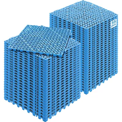 Zdjęcie produktu dla Płytki Vevor Interlocking Tiles 55 Szt 30X30 Cm Niebieskie Pcv Mocne