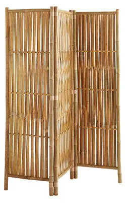 Obrázok produktu pre Nastaviteľný paravent z prírodného bambusu, 160 x 139 cm