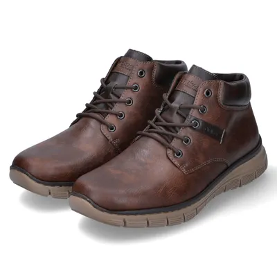 Produktbild von Rieker Herren Schnürschuh Stiefelette Warmfutter B5635, Größe:44 EU, Farbe:Braun