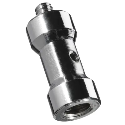 Produktbild von Walimex Spigot Gewinde Adapter 1/4 Zoll auf 3/8 Zoll, Gewindeadapter für Kamera Zubehör und Stativ