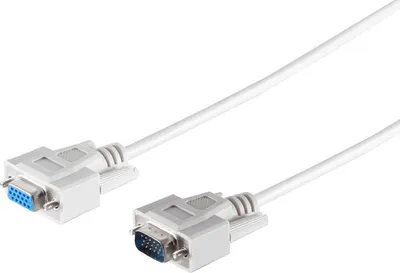 Produktbild von VGA-Monitorverl. 15pol HDD-St/15pol HDD-Buchse1,8m