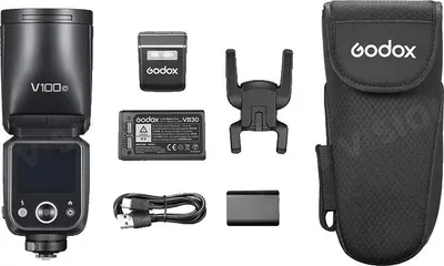 Obrázek produktu pro Blesk fotoaparátu, funkce TTL, vysokorychlostní synchronizace, V100, pro Fujifilm